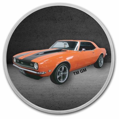 Médaille Argent 1 Once Chevrolet Camaro TEP ⏰
