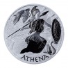 TUVALU 5 Dollars Argent 5 Onces Dieux de l'Olympe Athena 2022