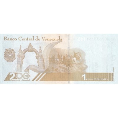VENEZUELA Billet 1 000 000 Bolivares 2021
