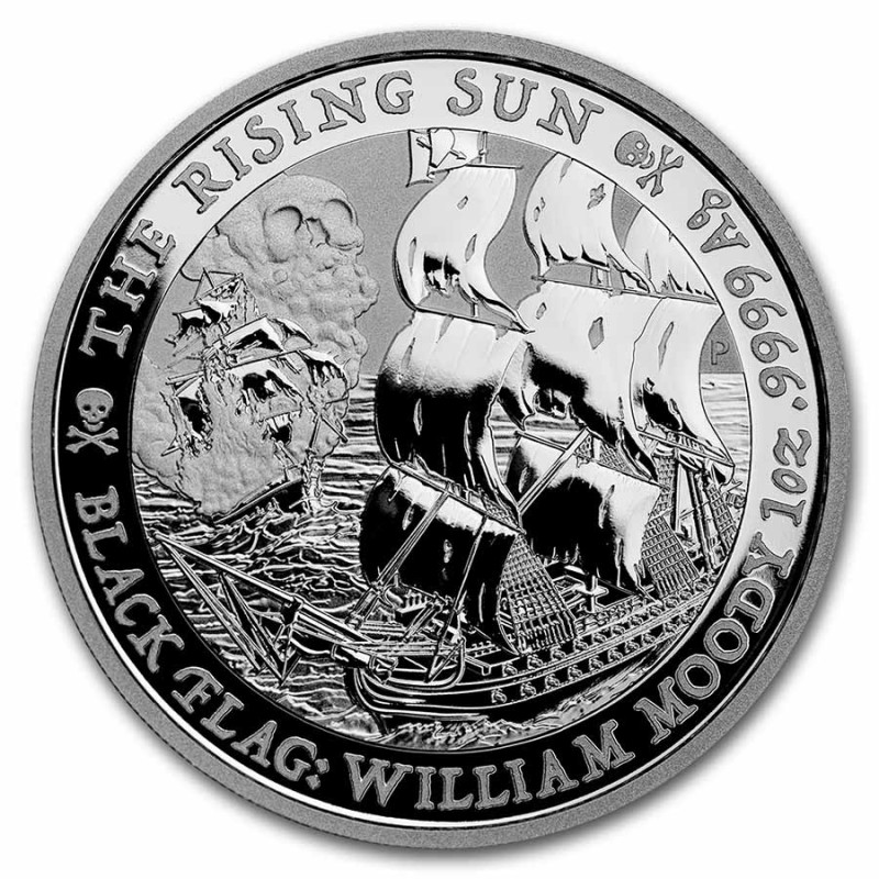 TUVALU 1 Dollar Argent 1 Once Rising Sun 2022