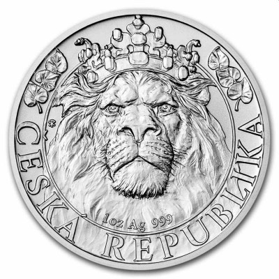 NIUE 2 Dollars Argent 1 Once Lion Tchèque 2022