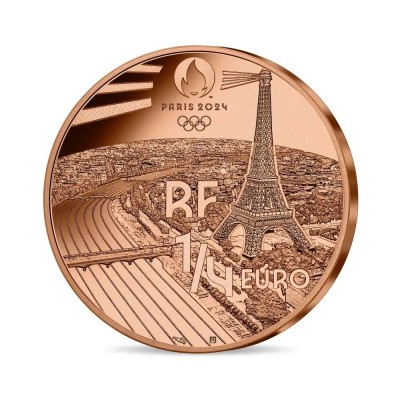 FRANCE 1/4 euro Commémorative JO 2024 Série Sport Saut d'Obstacles ⏰