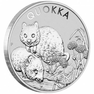 AUSTRALIE 1 Dollar Argent 1 Once Quokka 2022 ⏰