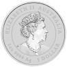 AUSTRALIE 1 Dollar Argent 1 Once Année du Lapin 2023