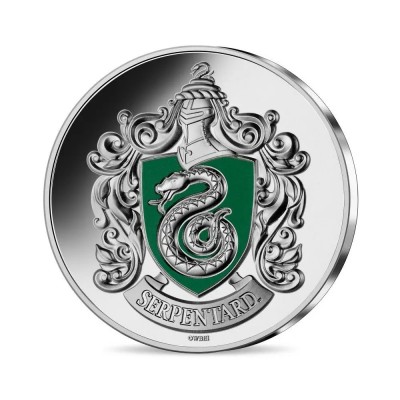 Harry Potter 10 € Argent Blason Serpentard 2022 ⏰