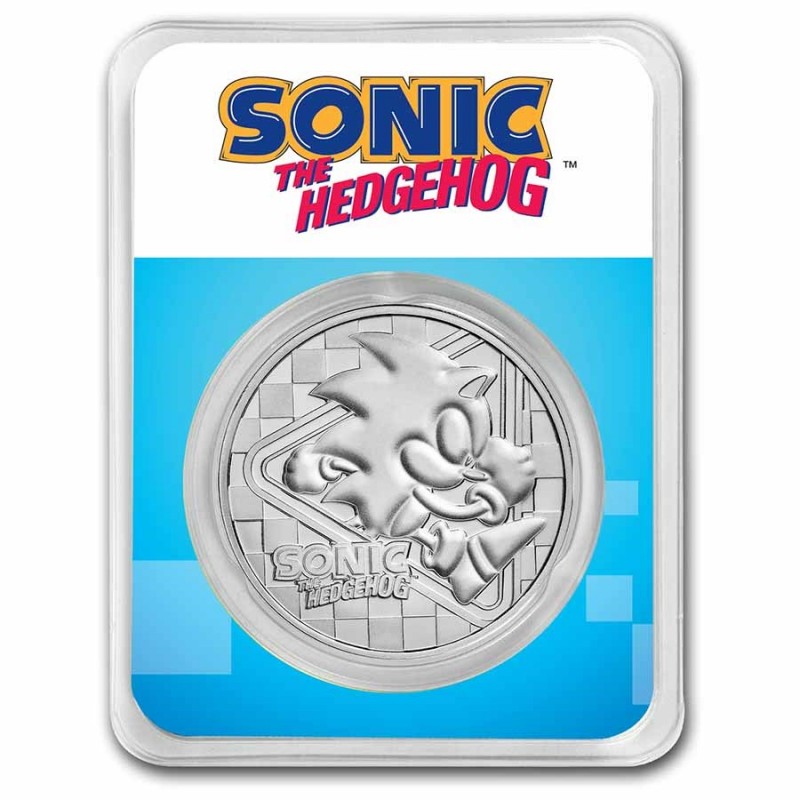 NIUE 2 Dollars Argent 1 Once 30 Ans de Sonic le Hérisson sous blister 2022