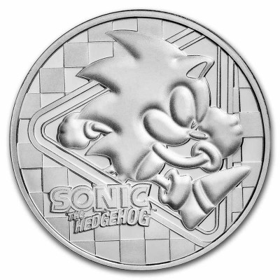 NIUE 2 Dollars Argent 1 Once 30 Ans de Sonic le Hérisson sous blister 2022