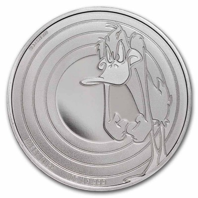 ILES SAMOA 5 Dollars Argent 1 Once Daffy Duck sous blister 2022 ⏰