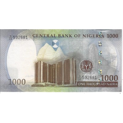 NIGERIA  Billet 1 000 Naira 2021