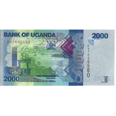 OUGANDA  Billet 2 000 Shillings 2021