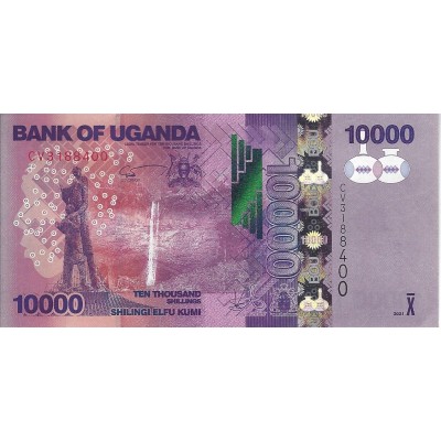 OUGANDA  Billet 10 000 Shillings 2021