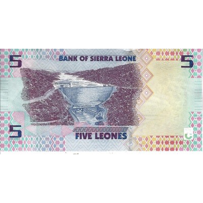 SIERRA LEONE  Billet 5 Leones 2022