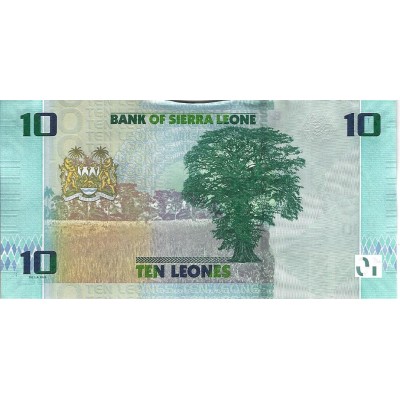 SIERRA LEONE  Billet 10 Leones 2022