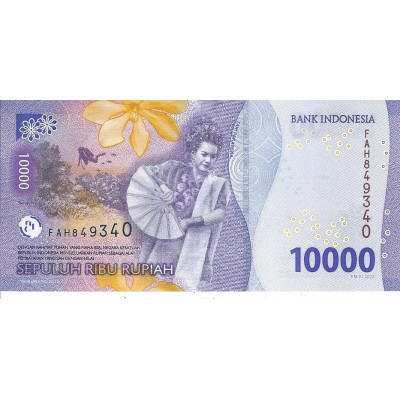 INDONESIE Billet 10 000 Roupies 2022