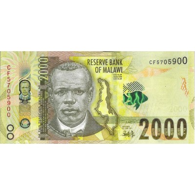 MALAWI Billet 2 000 Kwacha...