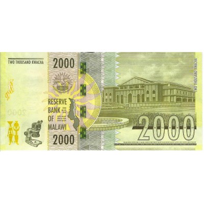 MALAWI Billet 2 000 Kwacha 2021
