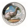 SOMALIE 100 Shillings Argent 1 Once Eléphant Colorisé 2023
