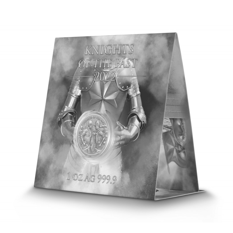 MALTE 5 Euro Argent 1 Once Chevaliers du Passé 2022 ⏰