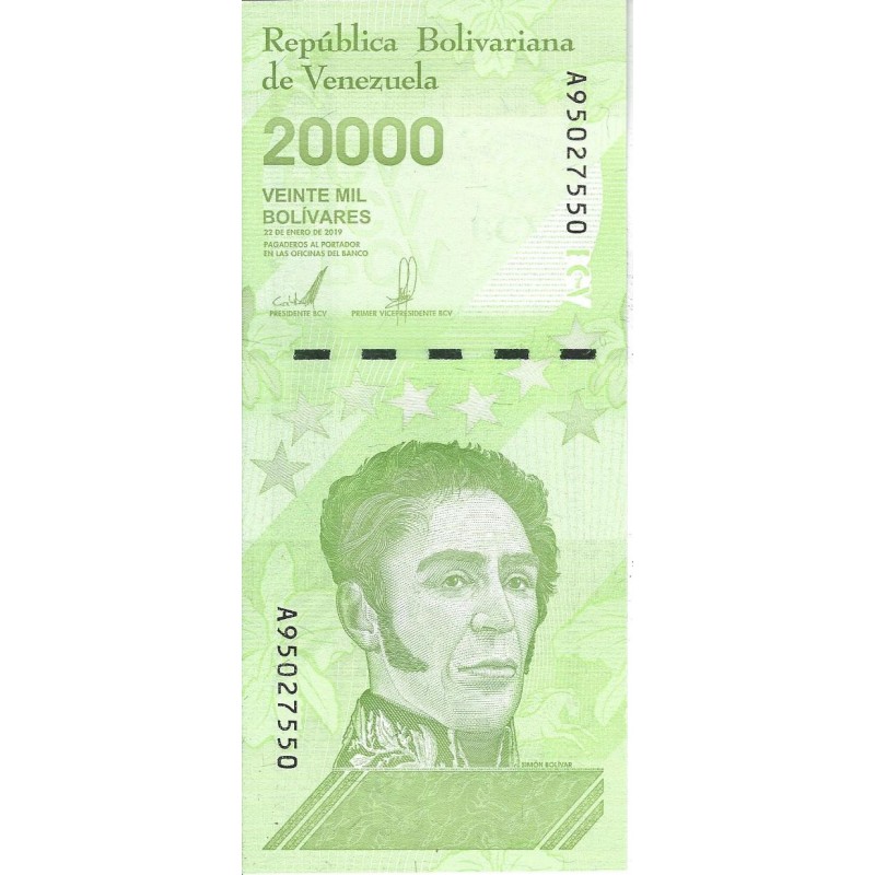 VENEZUELA Billet 20 000 Bolivares 2020