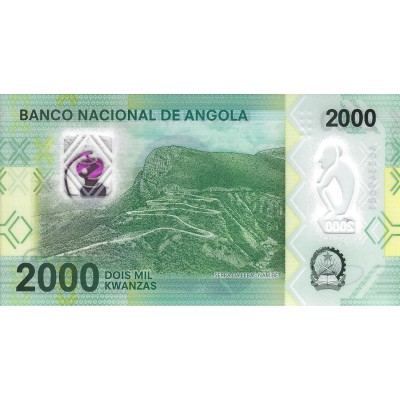 ANGOLA Billet 2 000 Kwansas 2020