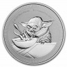 NIUE 2 Dollars Argent 1 Once Grogu Baby Yoda 2022 ⏰