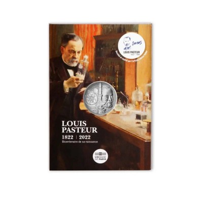FRANCE 10 Euro Argent Louis Pasteur 2022 UNC ⏰