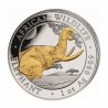SOMALIE 100 Shillings Argent 1 Once Eléphant Doré 2023 ⏰