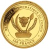 CONGO 100 Francs Or 1/2 Gramme Vie Préhistorique TITANOBOA 2023