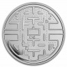 NIUE 5 Dollars Argent 2 Onces Labyrinthe Circulaire Pac-Man 2023