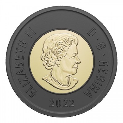CANADA 2 Dollars en l'honneur de la Reine Elizabeth II 2022