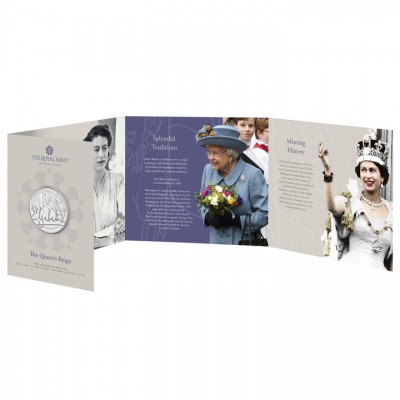 GRANDE BRETAGNE 5 Pounds Règne Reine Elizabeth Commonwealth 2022 ⏰