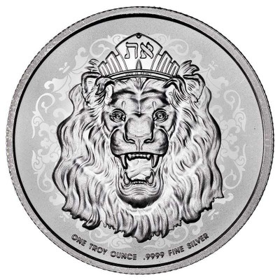 NIUE 2 Dollars Argent 1 Once Lion Rugissant 2023 ⏰