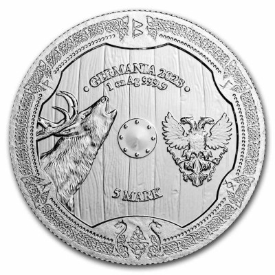 Médaille 5 Mark Argent 1 Once Ostara 2023 ⏰
