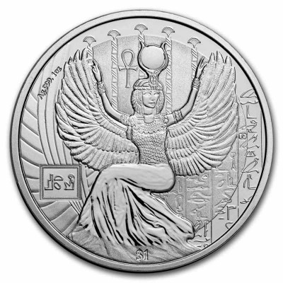 SIERRA LEONE 1 Dollar Argent 1 Once Dieux Égyptiens Isis 2023
