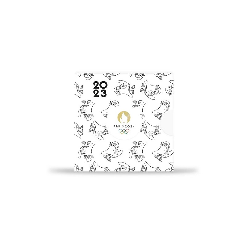 FRANCE Collection JO 2024 250 Euros Or 2023 Drapeau des Jeux Olympiques ⏰