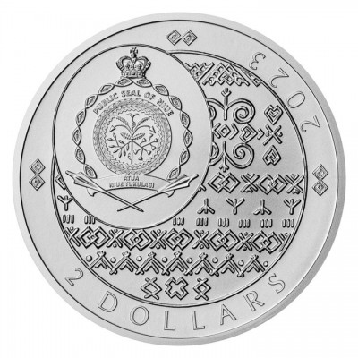 NIUE 4 Dollars Argent 2 x 1 Once Lion Tchèque / Aigle Slovaque 2023 ⏰