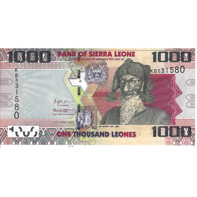 SIERRA LEONE Billet 1 000 Leone 2021