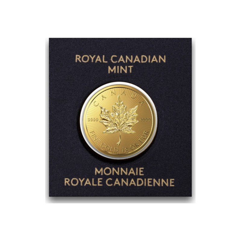 CANADA Maple Leaf 50 Cent 1 gramme or 2023