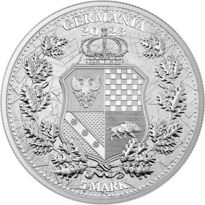 Médaille 5 Mark argent 1 Once Germania / Galia 2023