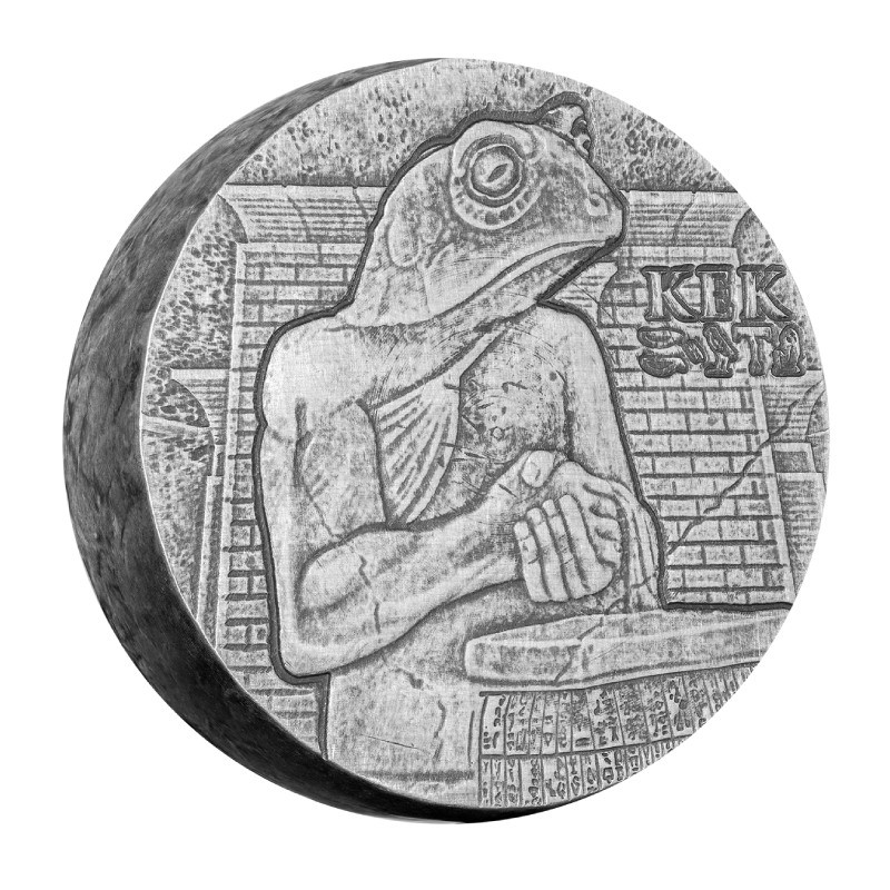 TCHAD 1 000 Francs Argent 5 Onces Antique Dieux Egyptiens KEK 2022 ⏰