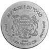 TCHAD 1 000 Francs Argent 5 Onces Antique Dieux Egyptiens KEK 2022 ⏰