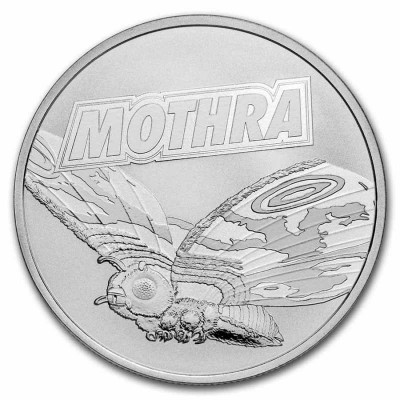 NIUE 2 Dollars Argent 1 Once Godzilla VS Mothra 2023 ⏰