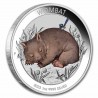 AUSTRALIE 1 Dollar Argent 1 Once Wombat Couleur 2023