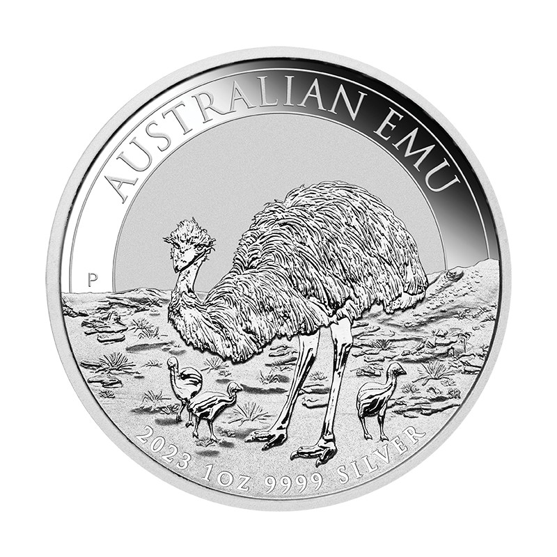 AUSTRALIE 1 Dollar Argent 1 Once Emeu 2023 ⏰