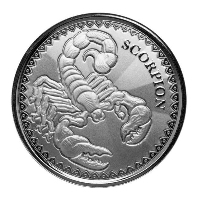 TCHAD 500 Francs Argent 1 Once Scorpion 2022