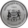 TCHAD 500 Francs Argent / Rhodium 1 Once Scorpion 2022