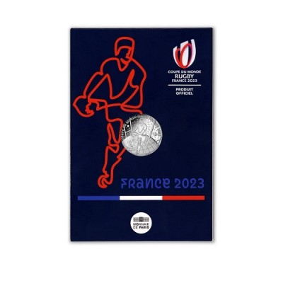 FRANCE 10 euro Argent Coupe du Monde de Rugby 2023 BU