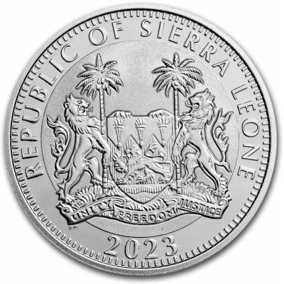 SIERRA LEONE 1 Dollar Argent 1 Once Dieux Égyptiens Ra 2023