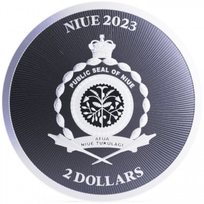 NIUE 2 Dollars Argent 1 Once Trèfle Porte-bonheur 2023 ⏰