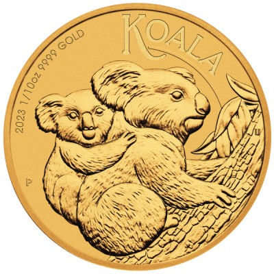 AUSTRALIE 15 Dollars Or 1/10 Once Koala 2023